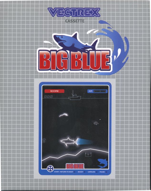 Big Blue box art for Vectrex